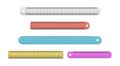 Set measuring rulers.